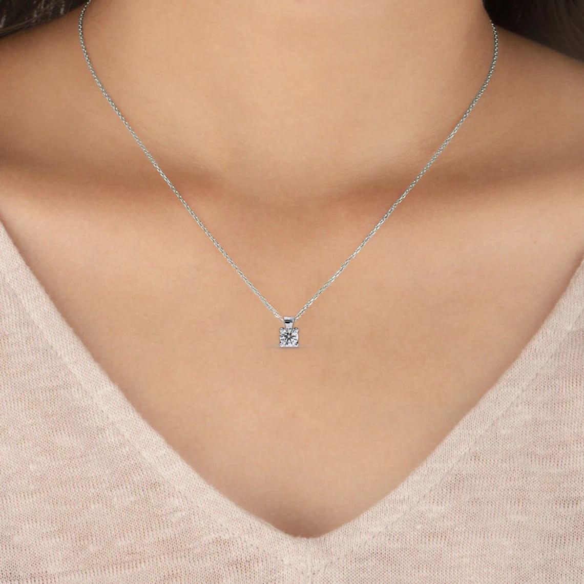 Solitairekart 2.18ct  Natural Diamond Solitaire Pendant-H Color, VS1 Clarity